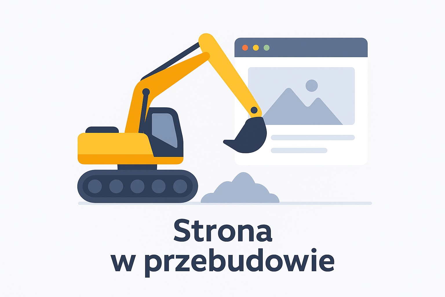 Strona w przebudowie — grafika